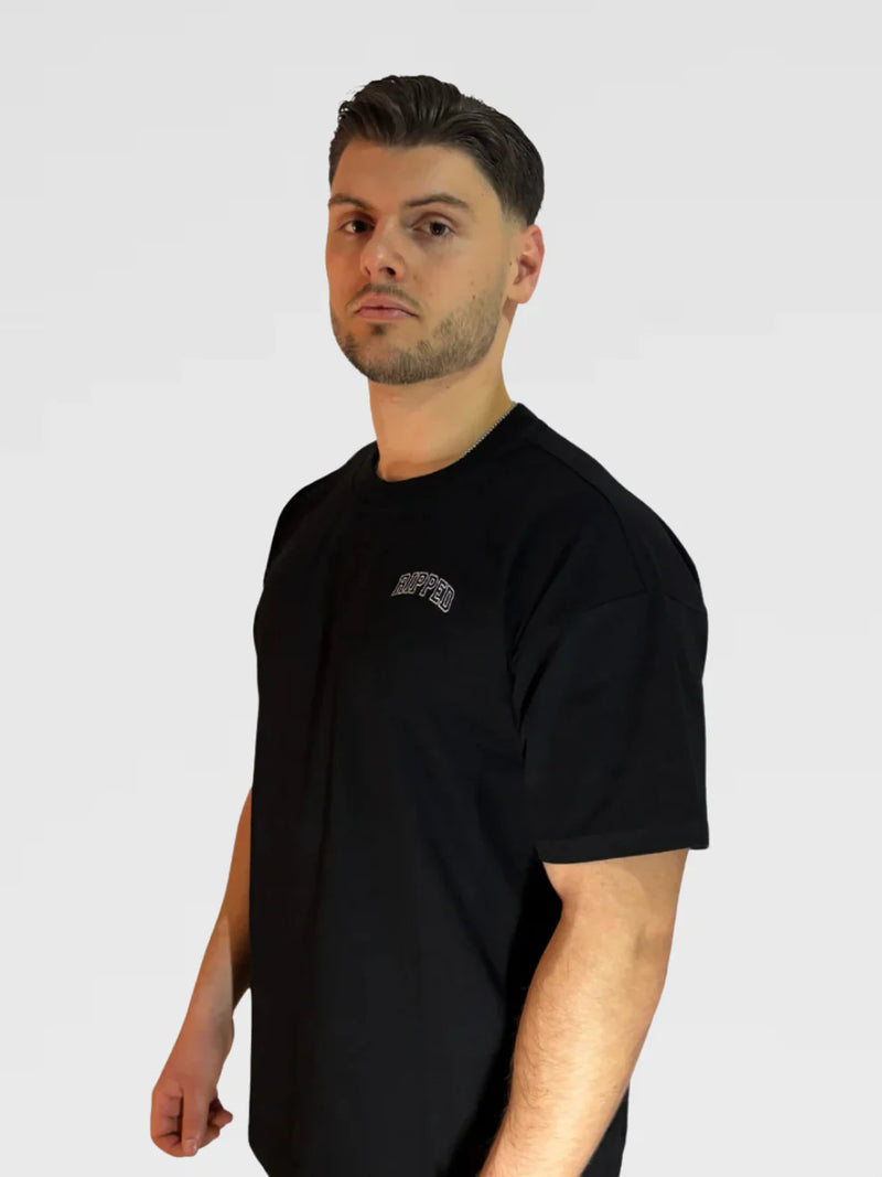 Ripped Pump Cover schwarz