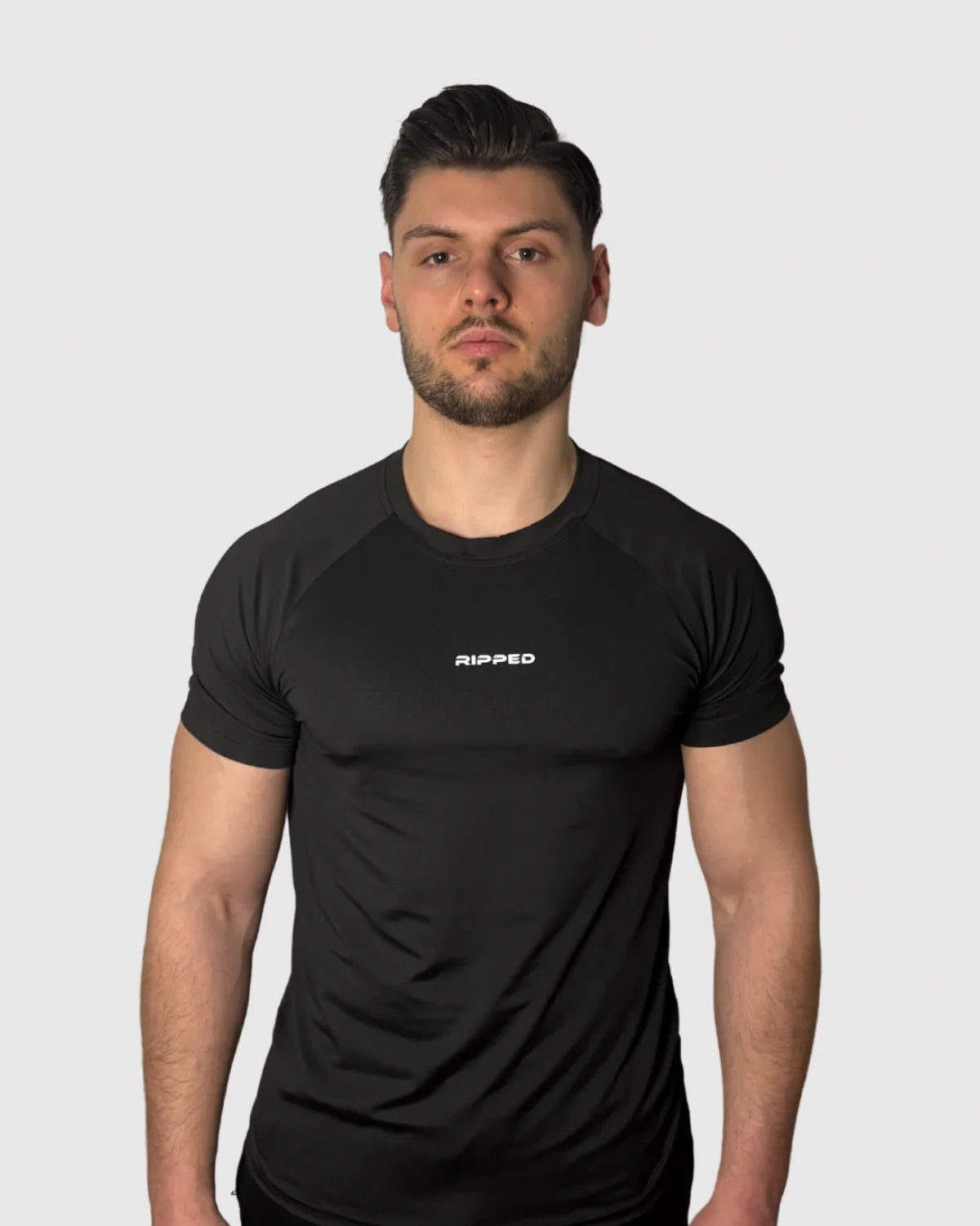 Ripped Shirt schwarz