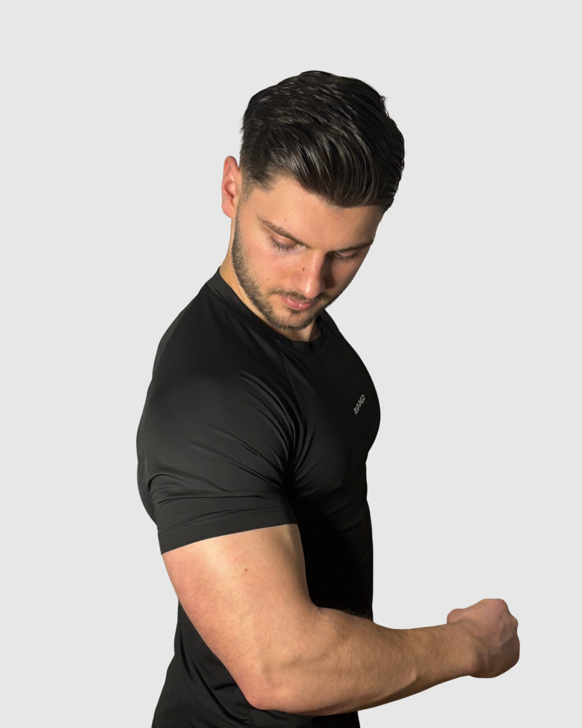 Ripped Shirt schwarz